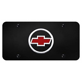 Automotive Gold License Plate - Chevrolet Stainless Steel - CHVLRCB