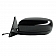 K-Source Exterior Mirror Manual Rectangular Black Single - 60630C