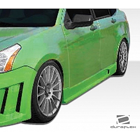 Extreme Dimensions Side Skirt - Primered Fiberglass Reinforced Plastic Black Set of 2 - 106426