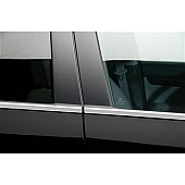 Putco Window Trim - Chrome Plated ABS Plastic Silver - 401704