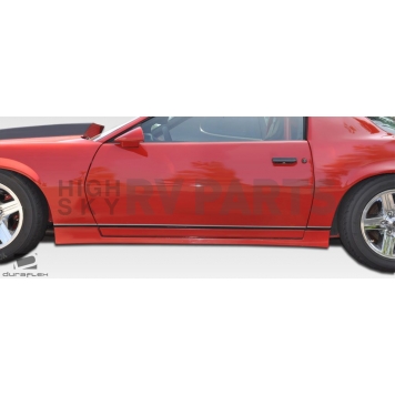 Extreme Dimensions Side Skirt - Primered Fiberglass Reinforced Plastic Black Set of 2 - 106449-3