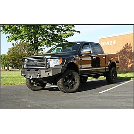 Fab Fours Bumper Premium 1-Piece Design Steel Black - FF09H19501
