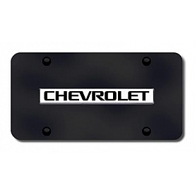 Automotive Gold License Plate - Chevrolet Stainless Steel - CHVNCB