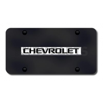 Automotive Gold License Plate - Chevrolet Stainless Steel - CHVNCB