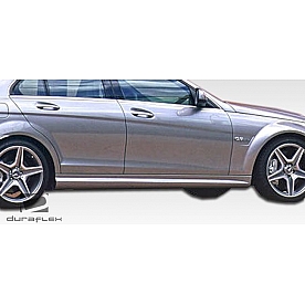 Extreme Dimensions Side Skirt - Primered Fiberglass Reinforced Plastic Black Set of 2 - 106125