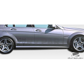 Extreme Dimensions Side Skirt - Primered Fiberglass Reinforced Plastic Black Set of 2 - 106125-1