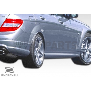 Extreme Dimensions Side Skirt - Primered Fiberglass Reinforced Plastic Black Set of 2 - 106125-2