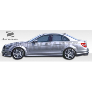 Extreme Dimensions Side Skirt - Primered Fiberglass Reinforced Plastic Black Set of 2 - 106125-3