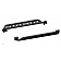 DV8 Offroad Rocker Panel Guard - Black Tube Powder Coated Steel Set Of 2 - SRSOTB04