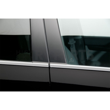 Putco Window Trim - Chrome Plated ABS Plastic Silver - 401724-1