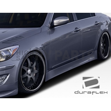 Extreme Dimensions Side Skirt - Primered Fiberglass Reinforced Plastic Black Set of 2 - 106370