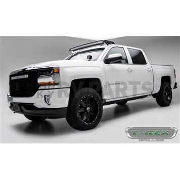 T-Rex Truck Products Grille Insert - Mesh Rectangular Black Powder Coated Steel - 6311281BR