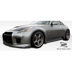 Extreme Dimensions Side Skirt - Primered Fiberglass Reinforced Plastic Black Set of 2 - 106030
