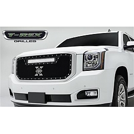 T-Rex Truck Products Grille Insert - Mesh Rectangular Black Powder Coated Aluminum - 6311691