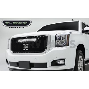 T-Rex Truck Products Grille Insert - Mesh Rectangular Black Powder Coated Aluminum - 6311691