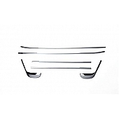 Putco Window Trim - Chrome Plated ABS Plastic Silver - 401747