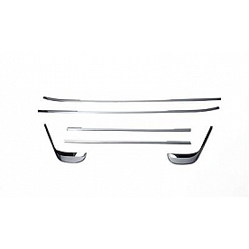 Putco Window Trim - Chrome Plated ABS Plastic Silver - 401747