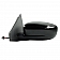 K-Source Exterior Mirror Manual OEM Black Single - 60636C