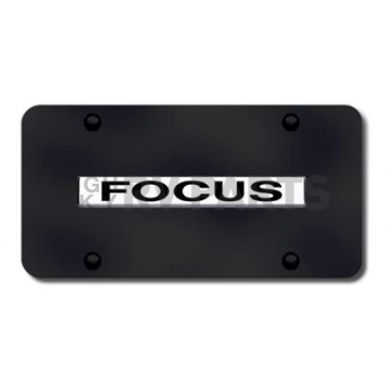 Automotive Gold License Plate - Focus Stainless Steel - FOCNCB