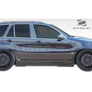 Extreme Dimensions Side Skirt - Primered Fiberglass Reinforced Plastic Black Set of 2 - 106040