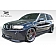 Extreme Dimensions Side Skirt - Primered Fiberglass Reinforced Plastic Black Set of 2 - 106040