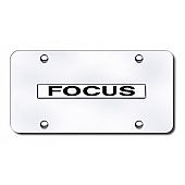 Automotive Gold License Plate - Focus Stainless Steel - FOCNCC