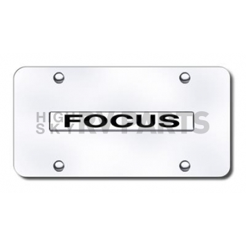 Automotive Gold License Plate - Focus Stainless Steel - FOCNCC