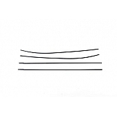 Putco Window Trim - Chrome Plated ABS Plastic Silver - 401771