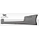 Extreme Dimensions Side Skirt - Primered Fiberglass Reinforced Plastic Black Set of 2 - 106002