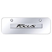 Automotive Gold License Plate - Focus Stainless Steel - FOCNCCM