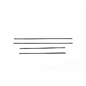 Putco Window Trim - Chrome Plated ABS Plastic Silver - 401783
