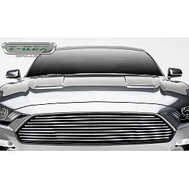 T-Rex Truck Products Grille Insert - Horizontal Rectangular Powder Coated Black Aluminum - 6215500