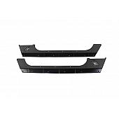 Fishbone Offroad Rocker Panel Guard - Black Flat Powder Coated Steel - FB23054