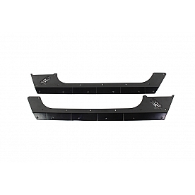 Fishbone Offroad Rocker Panel Guard - Black Flat Powder Coated Steel - FB23054