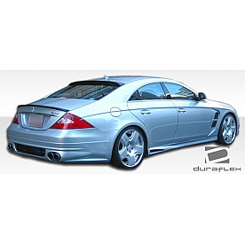 Extreme Dimensions Side Skirt - Primered Fiberglass Reinforced Plastic Black Set of 2 - 105943