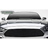 T-Rex Truck Products Grille Insert -  Rectangular Powder Coated Black Aluminum - 6215501