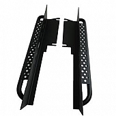 Paramount Automotive Rocker Panel Guard - Black Tubular Powder Coated Steel Set Of 2 - 510040