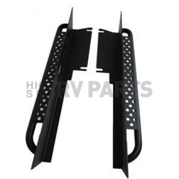 Paramount Automotive Rocker Panel Guard - Black Tubular Powder Coated Steel Set Of 2 - 510040