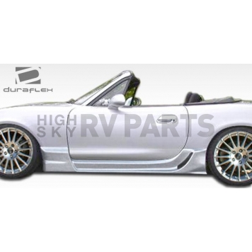 Extreme Dimensions Side Skirt - Primered Fiberglass Reinforced Plastic Black Set of 2 - 105961-3