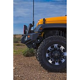 ARB Bumper Steel Powder Coated Deluxe Bar Black 1-Piece - 3950210