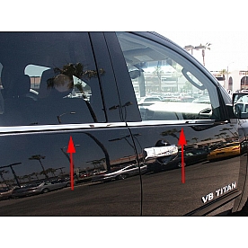 TFP (International Trim) Window Trim - Polished Stainless Steel Silver - 60785BL