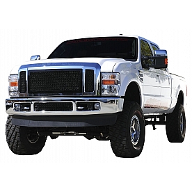 T-Rex Truck Products Grille Insert - Mesh Rectangular Black Powder Coated Steel - 6712061