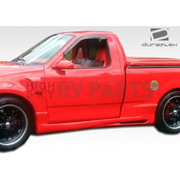 Extreme Dimensions Side Skirt - Primered Fiberglass Reinforced Plastic Black Set of 4 - 105690