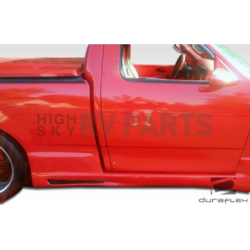 Extreme Dimensions Side Skirt - Primered Fiberglass Reinforced Plastic Black Set of 4 - 105690-1