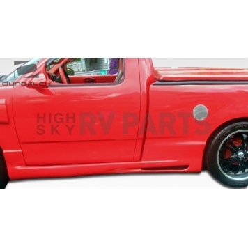 Extreme Dimensions Side Skirt - Primered Fiberglass Reinforced Plastic Black Set of 4 - 105690-2