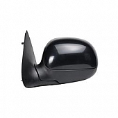 K-Source Exterior Mirror Manual OEM Black Single - 61066F