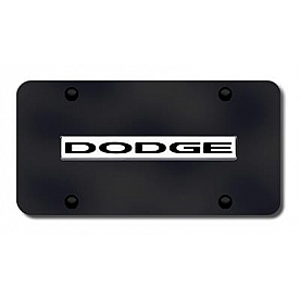 Automotive Gold License Plate - Dodge Stainless Steel - DODNCB