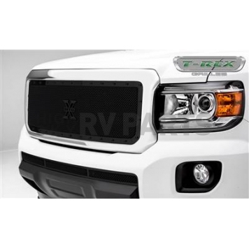 T-Rex Truck Products Grille Insert - Mesh Rectangular Black Powder Coated Steel - 6713711BR