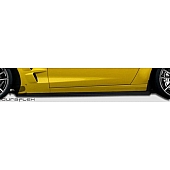 Extreme Dimensions Side Skirt - Primered Fiberglass Reinforced Plastic Black Set of 2 - 105769