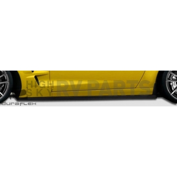 Extreme Dimensions Side Skirt - Primered Fiberglass Reinforced Plastic Black Set of 2 - 105769